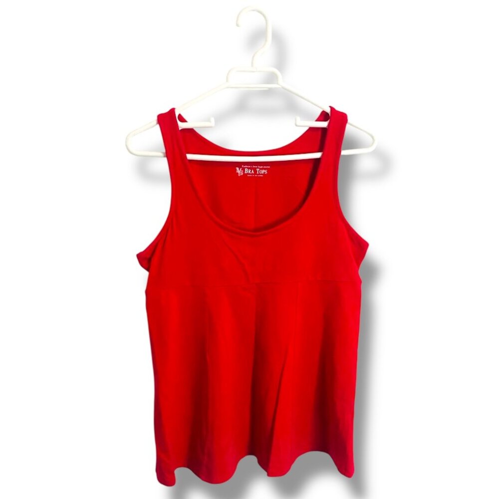 Victoria's Secret Fashion’s Best Kept Secret Red Bra Tank Top–Made in Sri Lanka